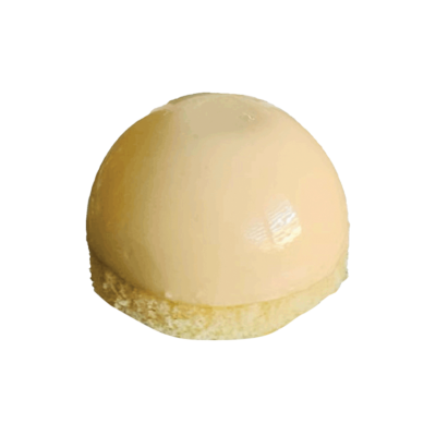 Orange White Chocolate Mousse Domes